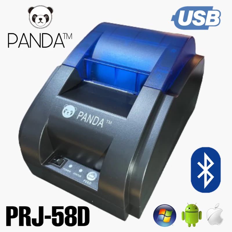 Printer Thermal 58mm Bluetooth + USB + RJ11
